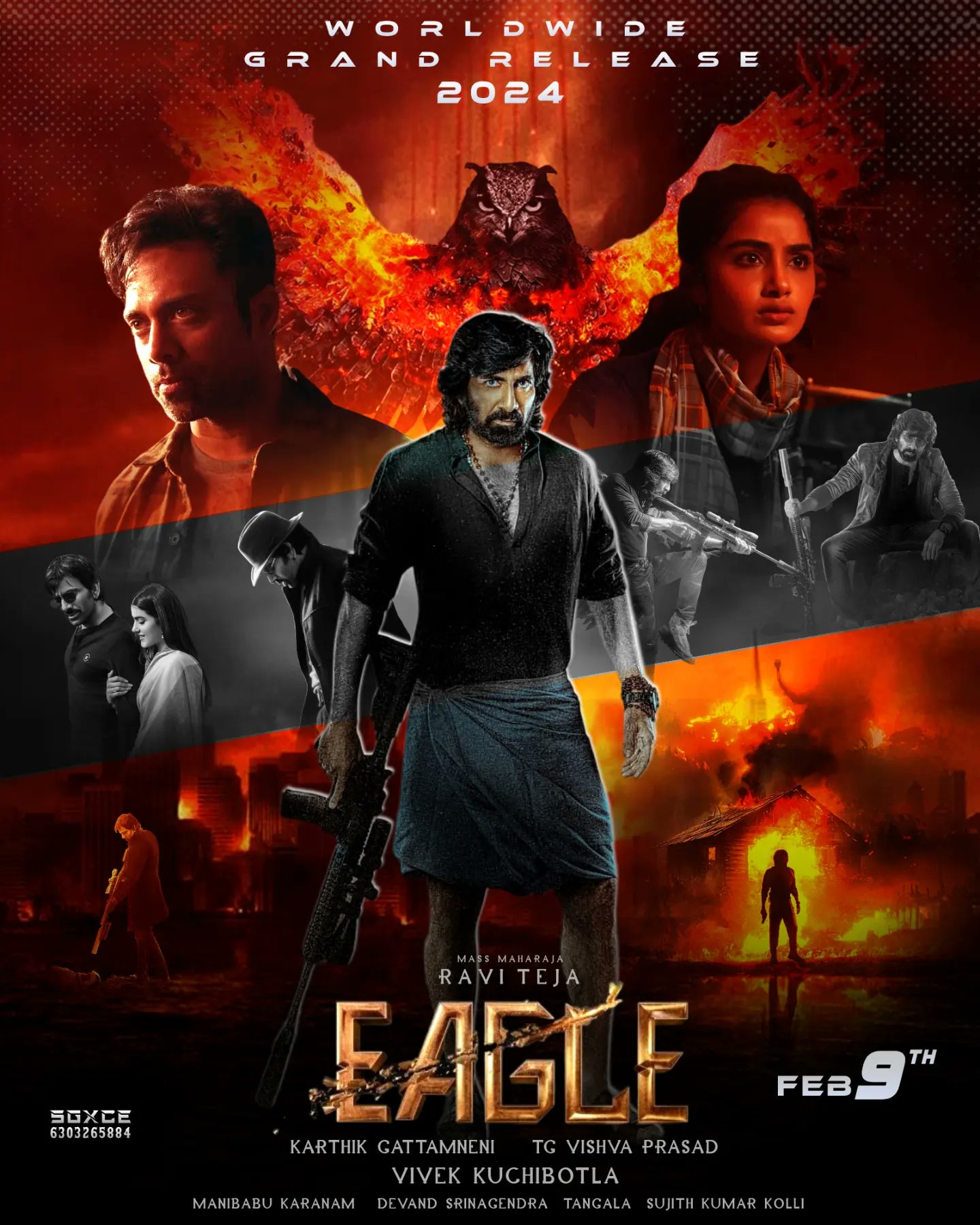 Eagle 2024 Hindi Dubbed (ORG Cleaned) 1080p | 720p | 480p PreDvDRip Download